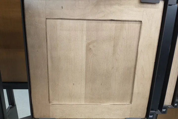 Unfinished wood shaker cabinet door
